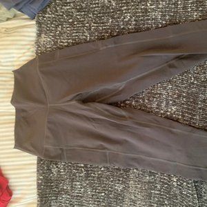 Colorfulkoala Grey Pocket Cropped Length Leggings